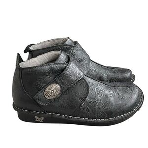 Alegria Caiti Ankle Leather Boots Women’s Size 41 US 10.5-11 Buckle Comfortable
